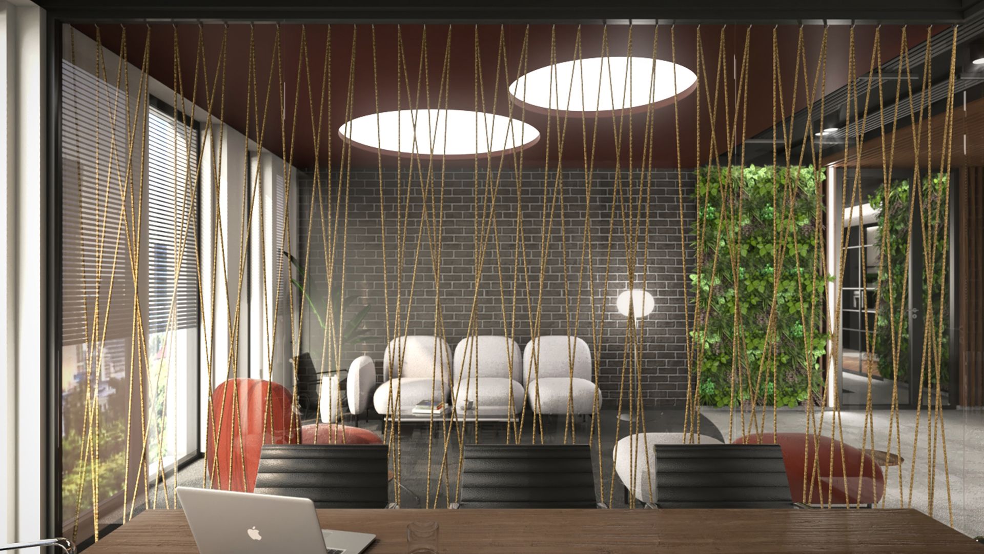 Kreativa - interior design of the confidential client office in Wroclaw, relaxation zone