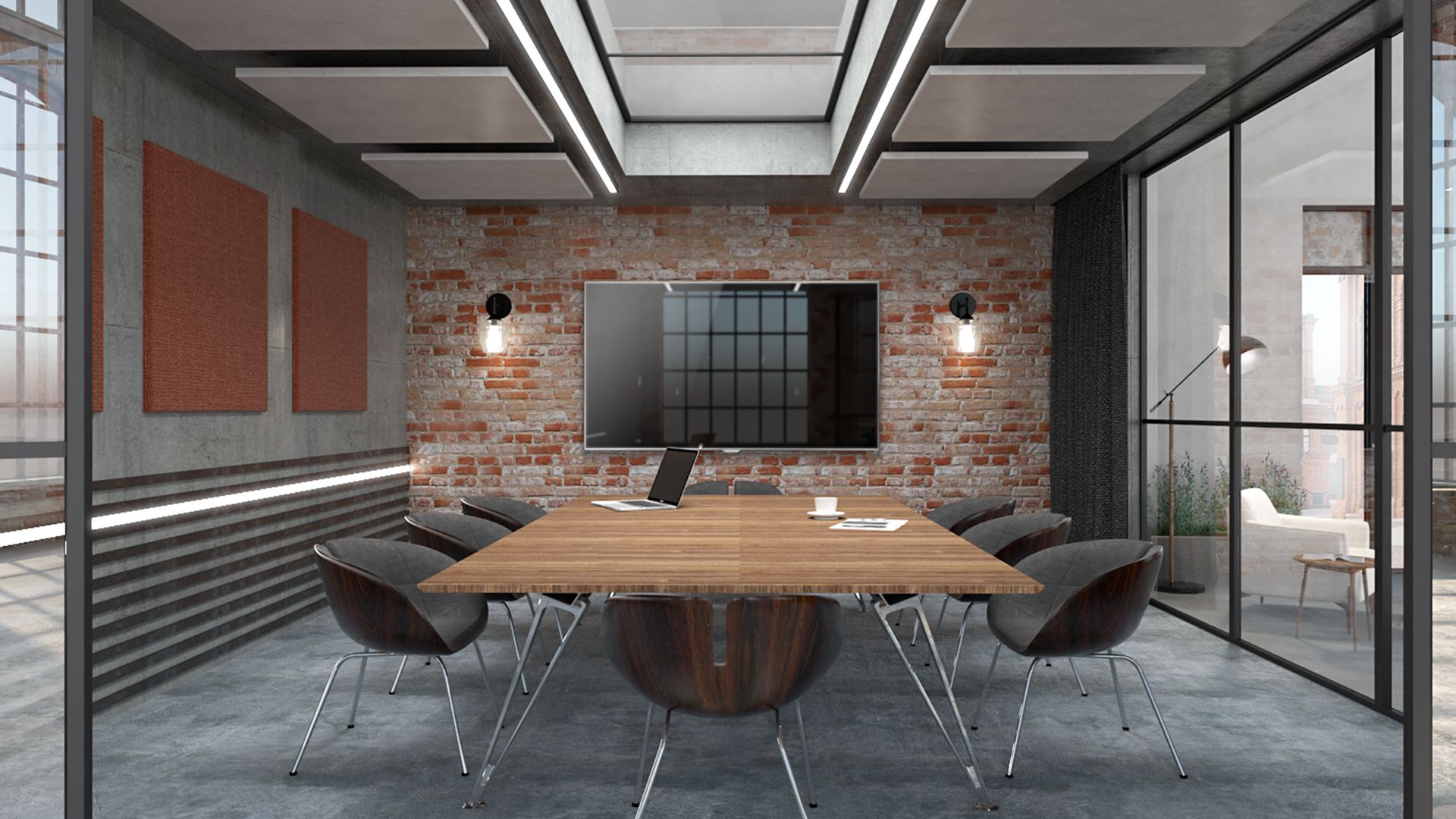 Kreativa - interior design for the confidential client office in Lodz